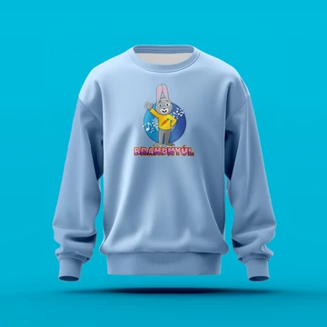 Brandnyúl kék pulóver
