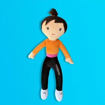 Táncos lány plüss